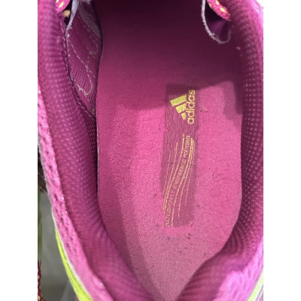 adidas Kanadia TR 4 Women's 8.5 Pink Lime Green Trail Running Sneakers